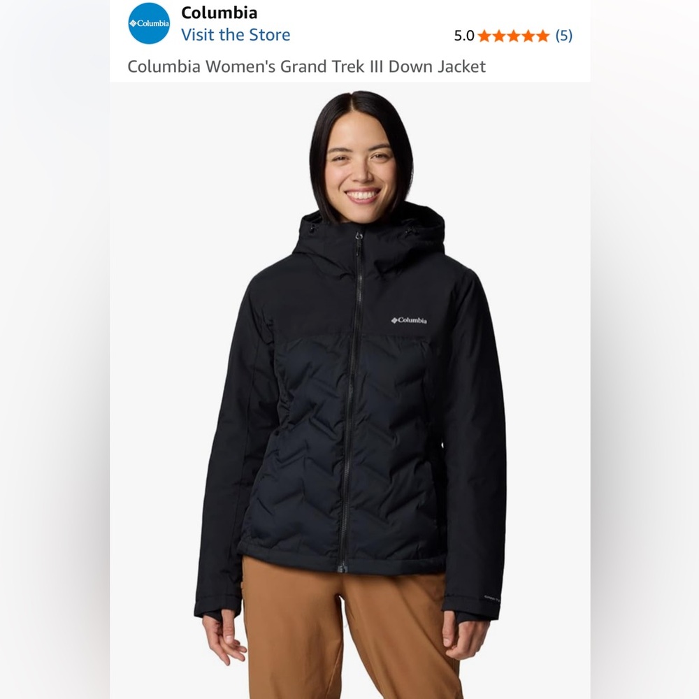 Columbia Black Women's Jacket Grand Trek III